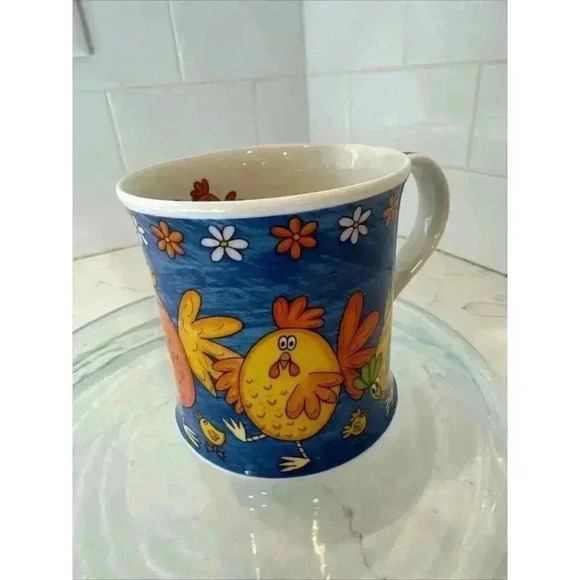 Dunoon~Stoneware~FARMYARD Jane Brookshaw Chickens Made In Scotland~MUG - Picture 8 of 13